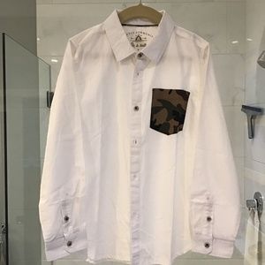 Cactus Community Boys 100% Cotton Dress Shirt